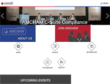 Tablet Screenshot of amchamkorea.org